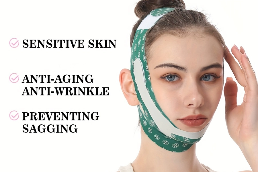 Skin-Friendly Face Contouring Wrap